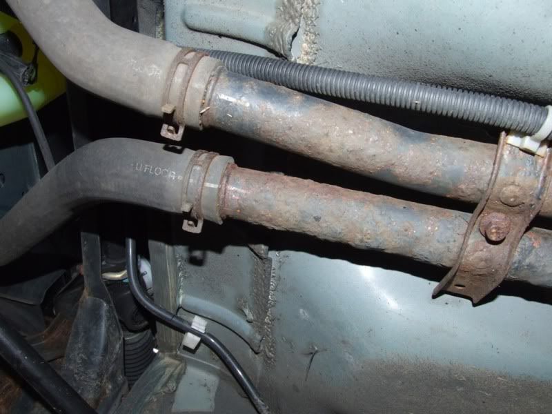 How to fit stainless steel under floor coolant pipes. Forums
